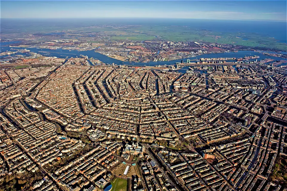 Amsterdam, Netherlands — view of the concentric canals