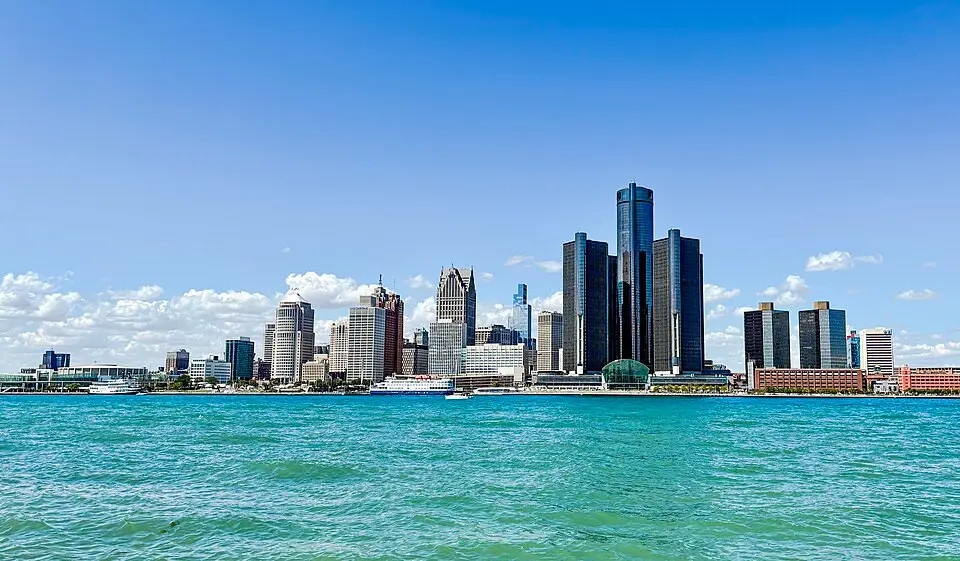Detroit — Detroit Skyline from Windsor 2025-09-01