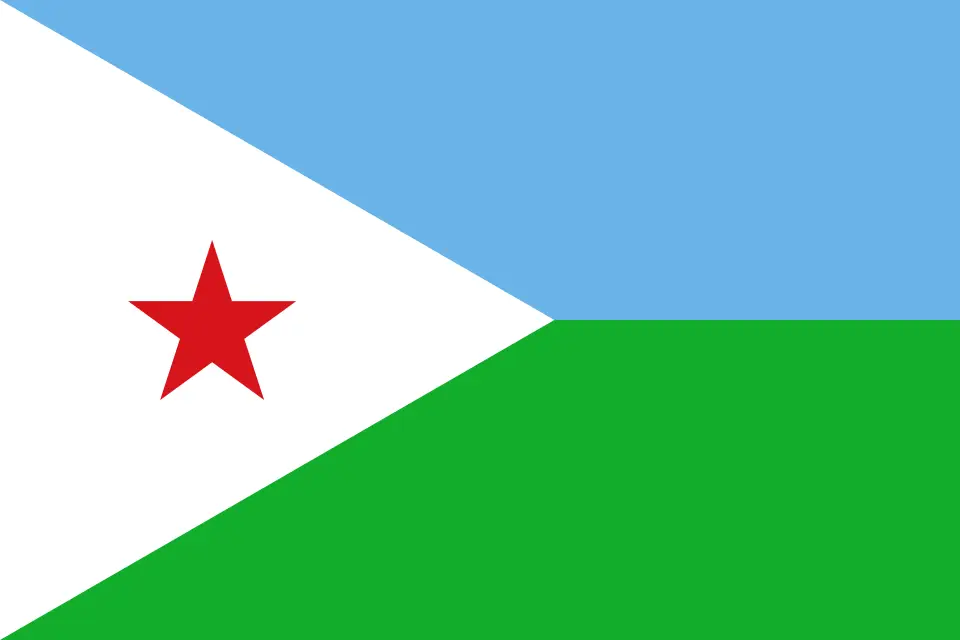 Djibouti — Flag of Djibouti