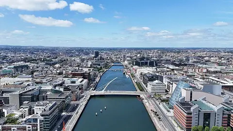 Dublin, Ireland — city view