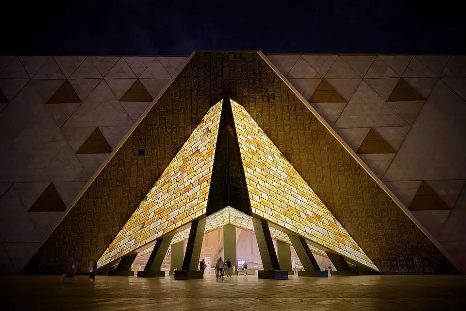 Giza — Entrance Grand Egyptian museum