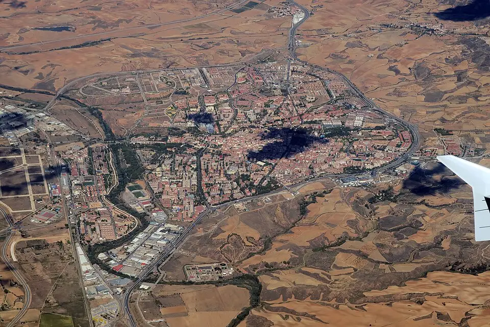 Guadalajara — Guadalajara, vista aérea (tone, contrast, color)