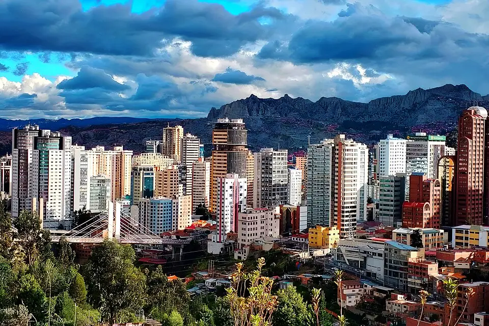 La Paz — Vista del centro de La Paz