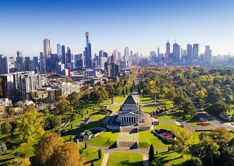 Melbourne — Melbourne skyline sor