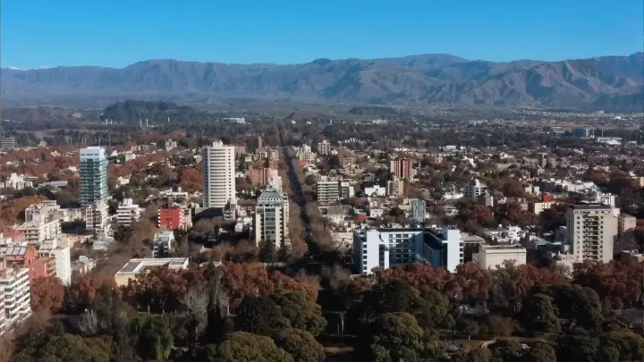 Mendoza — Aerial view of Mendoza