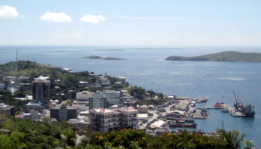 Port Moresby — Port Moresby Town2 Mschlauch
