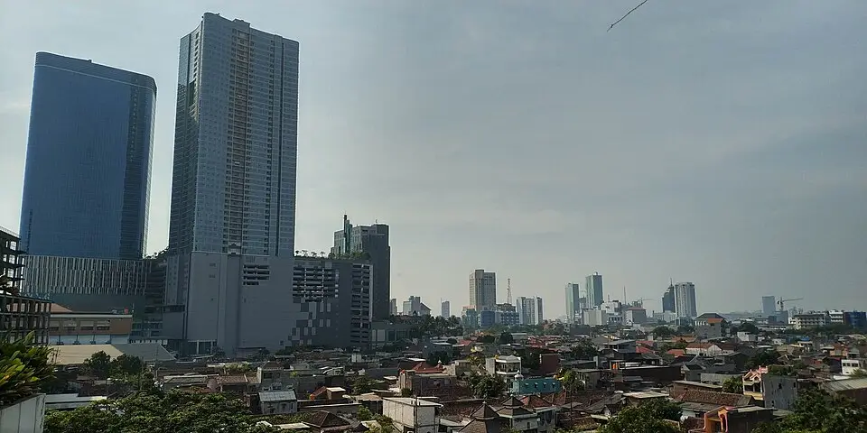 Surabaya — Central Surabaya view taken from JW Marriott Surabaya