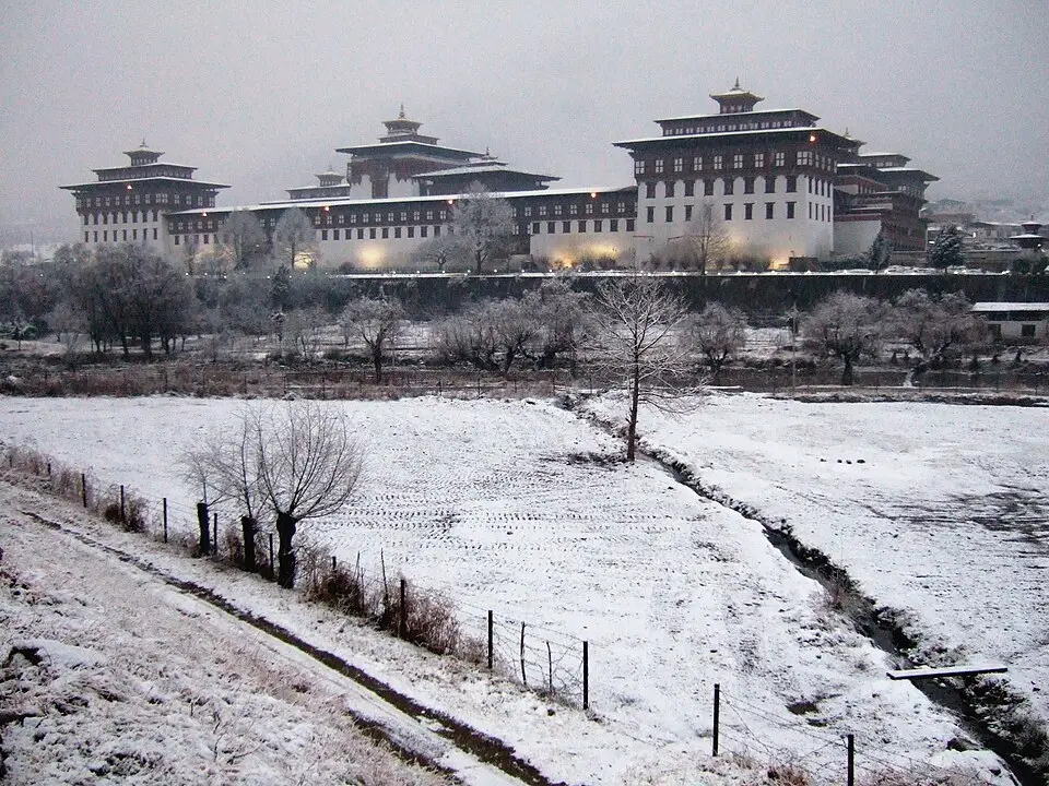 Thimphu — Tashichödzong Thimphu-2008-01-23