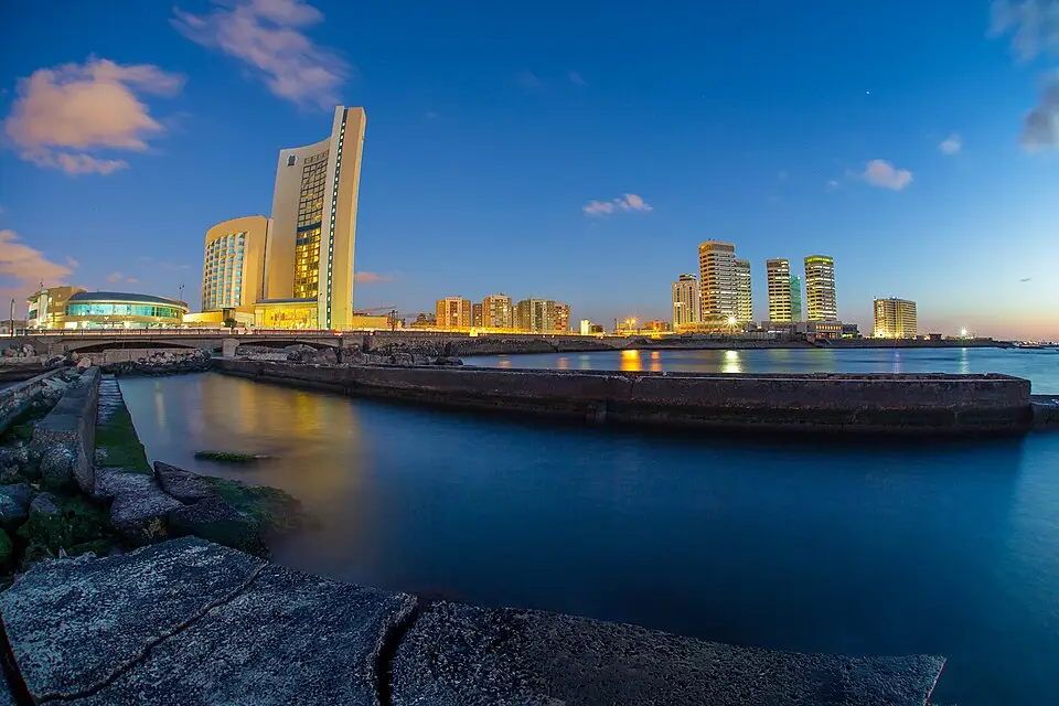 Tripoli — Tripoli at night