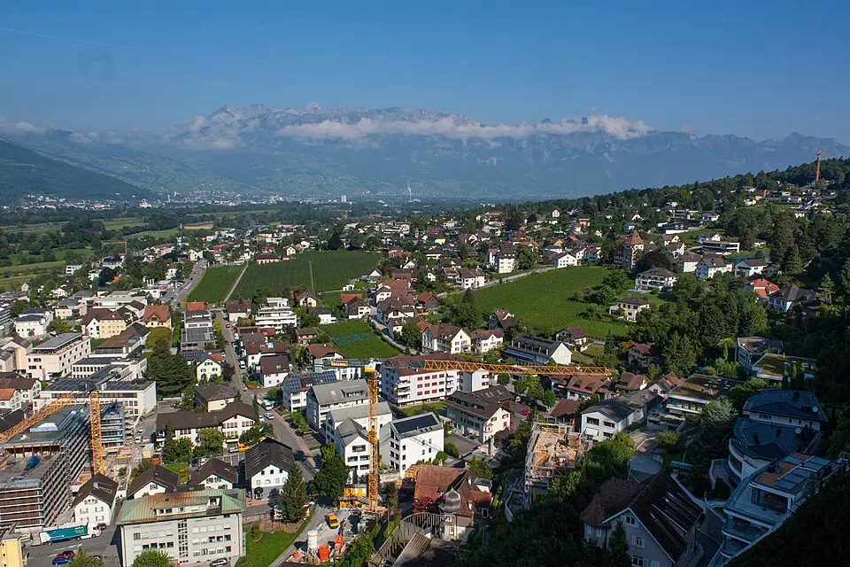 Vaduz — View of Vaduz