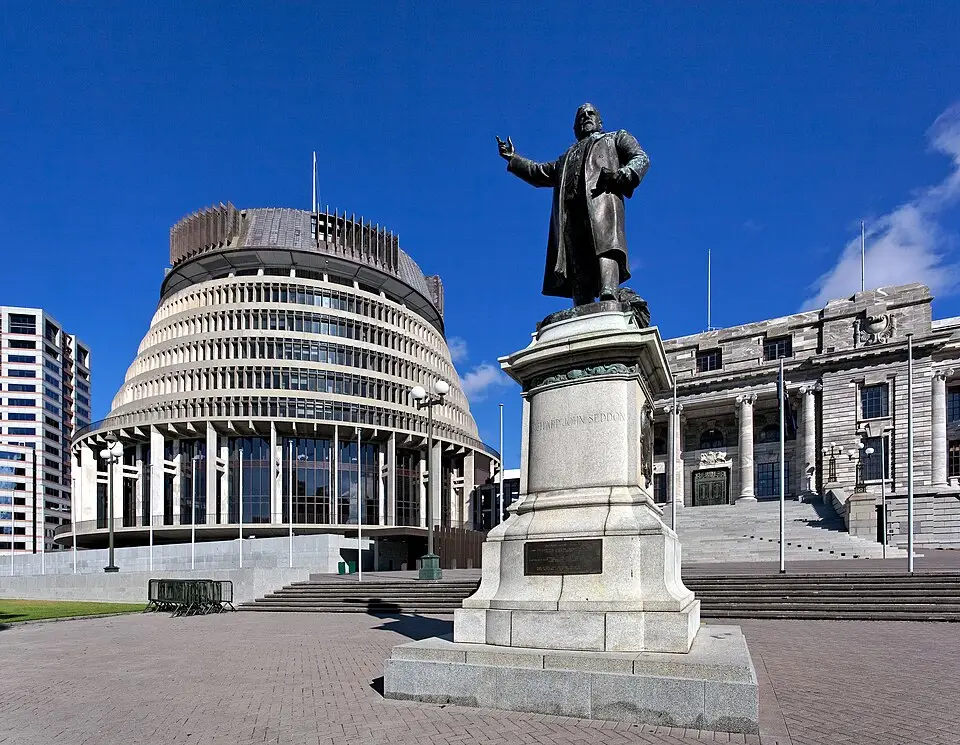 Wellington — Seddon Statue in Parliament Grounds