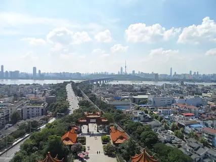 Wuhan, China — city view